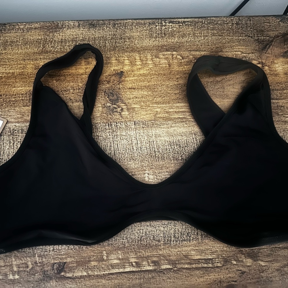 Plunge bikini top- 4x